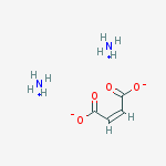 2-Butenedioic acid (2Z)-, ammonium salt, homopolymer结构式