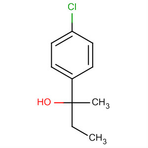 Structure of Benzenemethanol, 4-chloro-a-ethyl-a-methyl-