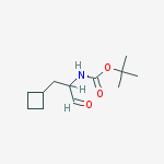 Structure of tert-butyl 1-cyclobutyl-3-oxopropan-2-ylcarbamate