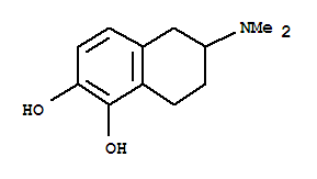 Structure of 1,2-Naphthalenediol,6-(dimethylamino)-5,6,7,8-tetrahydro-