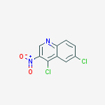 4,6-dichloro-3-nitroquinoline结构式