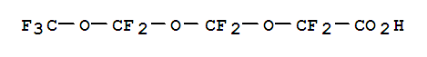 Structure of 3,5,7-Trioxanonafluorooctanoic acid