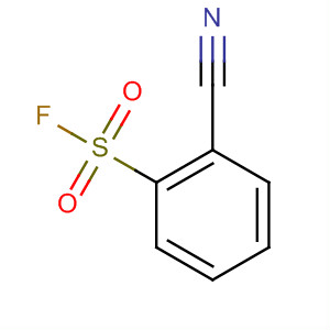 Structure of Benzenesulfonyl fluoride, 2-cyano-