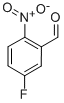 5-氟-2-硝基苯甲醛结构式