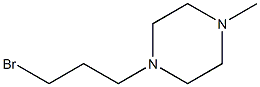 Structure of Piperazine, 1-(3-bromopropyl)-4-methyl-