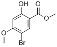 Structure of METHYL 5-BROMO-2-HYDROXY-4-METHOXYBENZOATE