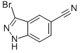 Structure of 3-BROMO-5-CYANO (1H)INDAZOLE