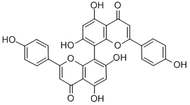 CUPRESSUFLAVONE TRIHYDRATE结构式