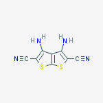 Structure of Thieno[2,3-b]thiophene-2,5-dicarbonitrile, 3,4-diamino-