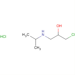 1-氯-3-异丙基氨基-2-丙醇盐酸盐结构式