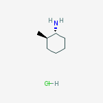 Structure of trans-2-Methyl-cyclohexylamine hydrochloride
