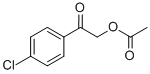 Structure of 2-(4-Chlorophenyl)-2-oxoethyl acetate
