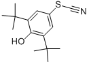 Structure of 2,6-DI-TERT-BUTYL-4-THIOCYANATO-PHENOL