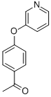 Structure of 1-[4-(pyridin-3-yloxy)phenyl]ethan-1-one
