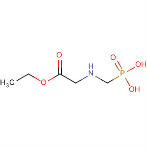 Structure of Glycine, N-(phosphonomethyl)-, 1-ethyl ester