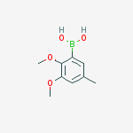 (2,3-DIMETHOXY-5-METHYLPHENYL)BORONIC ACID 95%结构式