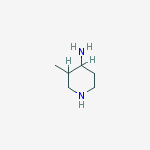 3-methylpiperidin-4-amine结构式