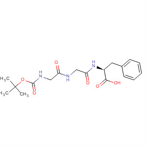 Structure of L-Phenylalanine, N-[N-[N-[(1,1-dimethylethoxy)carbonyl]glycyl]glycyl]-