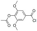 Structure of 4-acetoxy-3,5-dimethoxybenzoyl chloride