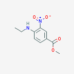 Structure of methyl 4-(ethylamino)-3-nitrobenzoate