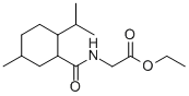 N-[[5-甲基-2-(异丙基)环己基]甲酰]甘氨酸乙酯结构式