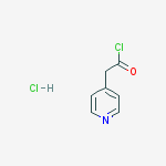 Structure of 4-pyridinylacetyl Chloride Hydrochloride (1:1)