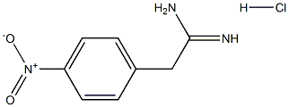 2-(4-Nitrophenyl)ethanimidamide hydrochloride (1:1)结构式