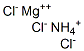 Structure of MAGNESIUM AMMONIUM CHLORIDE