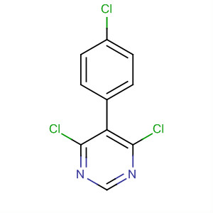 Pyrimidine, 4,6-dichloro-5-(4-chlorophenyl)-结构式
