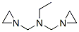 Structure of N,N-bis(aziridin-1-ylmethyl)ethanamine