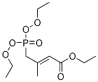 Structure of 2-Butenoic acid, 4-(diethoxyphosphinyl)-3-methyl-, ethyl ester, (2E)-
