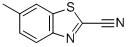 Structure of 2-Benzothiazolecarbonitrile, 6-methyl-