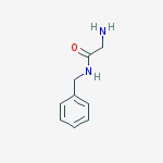 Structure of Acetamide, 2-amino-N-(phenylmethyl)-