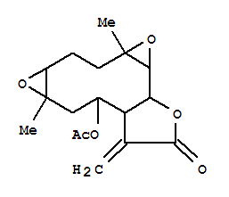 Structure of Epitulipinolide diepoxide