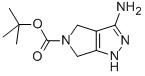 3-氨基-5-叔丁氧羰基-吡咯并[3,4-C]吡唑结构式