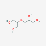 1,2-Propanediol, 3-[2-hydroxy-1-(hydroxymethyl)ethoxy]-结构式
