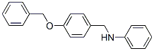 Structure of N-[4-(BENZYLOXY)BENZYL]-N-PHENYLAMINE