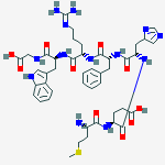Structure of ACTH (4-10), Phe(7)-