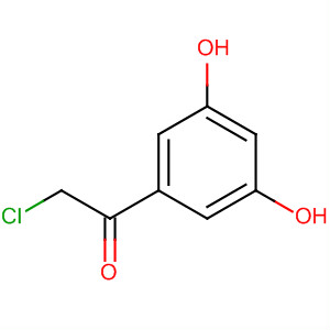 Structure of Ethanone, 2-chloro-1-(3,5-dihydroxyphenyl)-