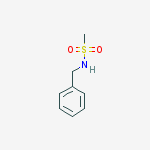 methanesulfonamide, N-(phenylmethyl)-结构式