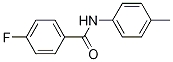 Structure of 4-fluoro-N-(4-methylphenyl)benzamide