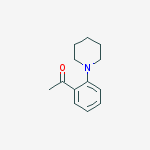 1-(2-piperidin-1-ylphenyl)ethanone结构式
