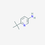 3-Pyridinamine, 6-(1,1-dimethylethyl)-结构式