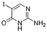4(1H)-Pyrimidinone, 2-amino-5-iodo-结构式