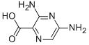 Pyrazinecarboxylic acid, 3,5-diamino-结构式