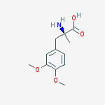 Structure of 3-methoxy-O,α-dimethyl-L-Tyrosine