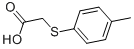 Structure of 4-Methyl phenyl thioacetic acid