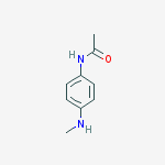 N-(4-(methylamino)phenyl)acetamide结构式