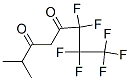 6,6,7,7,8,8,8-heptafluoro-2-methylocta-3,5-dione结构式