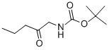 Structure of tert-butyl N-(2-oxopentyl)carbamate